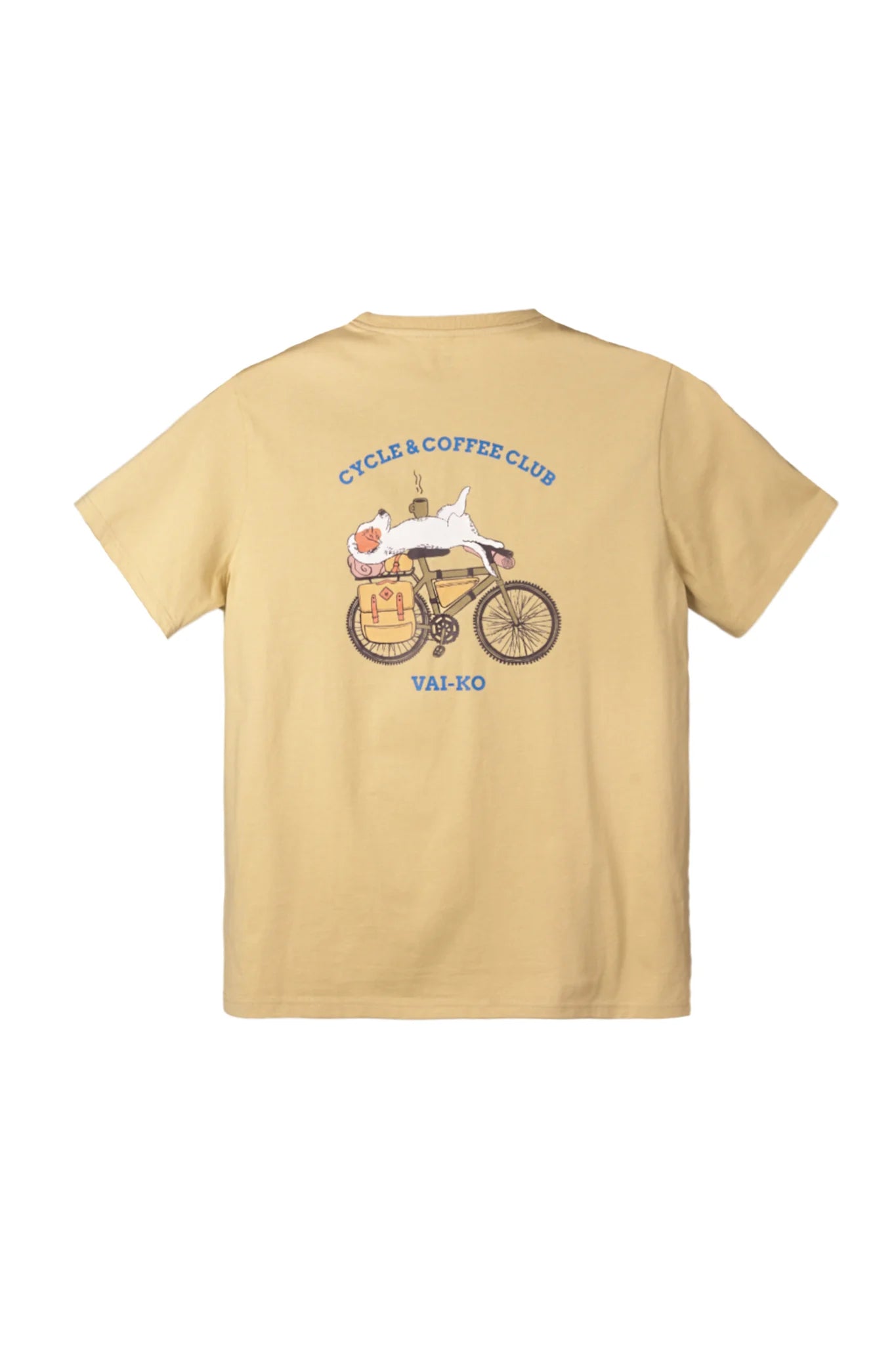 Cycle Coffee T-Shirt - Khaki Sand