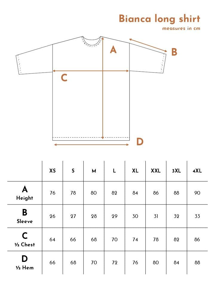 Bianca Long Shirt - Black Divine