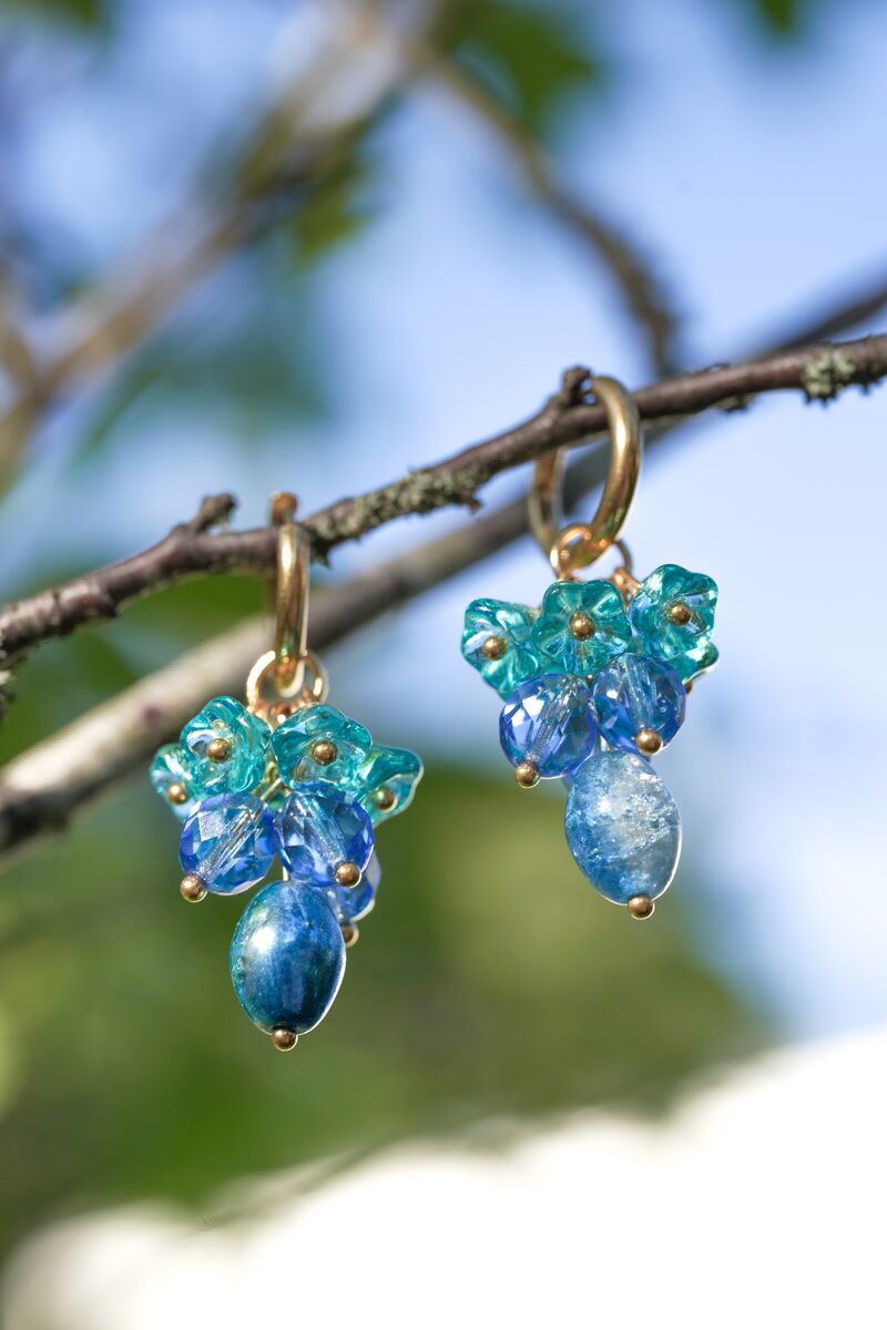 Bluish Garden - korvakorut