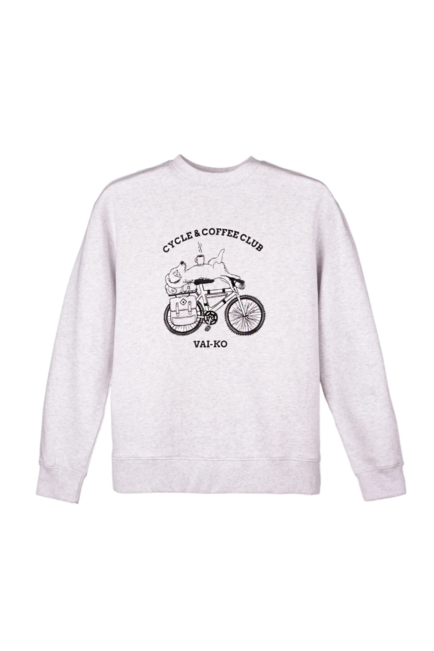 Cycle Coffee Sweatshirt - Grey Melange