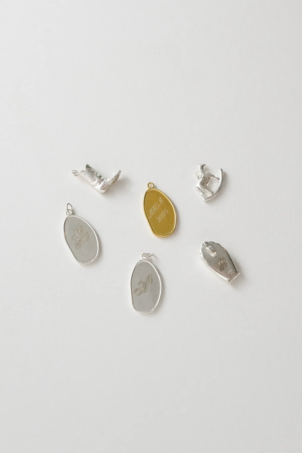 The Bigger Boot Necklace - Silver