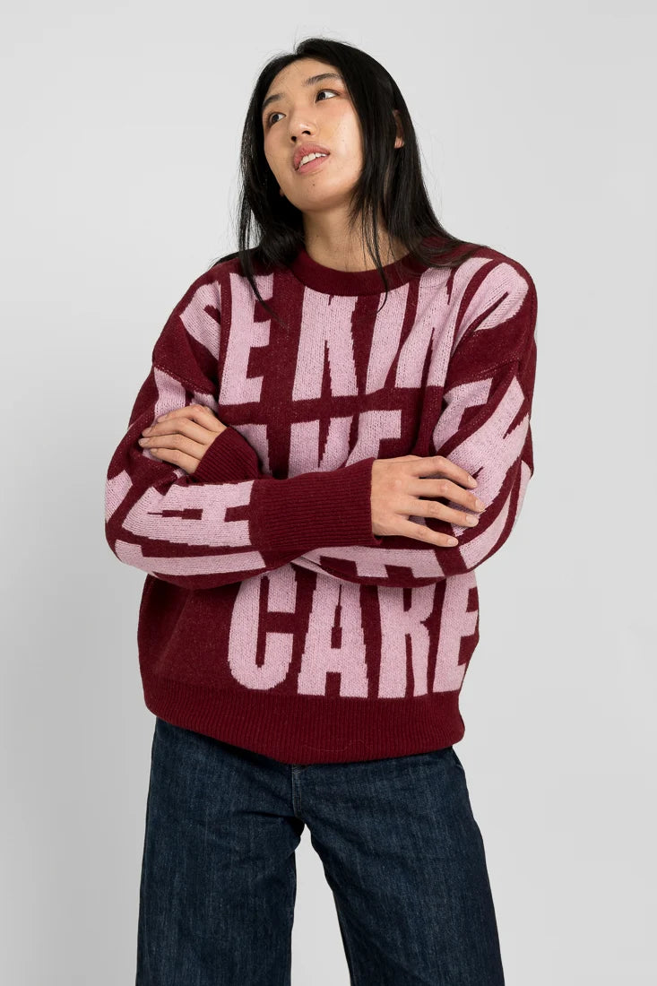 Taika - Be Kind Viininpunainen