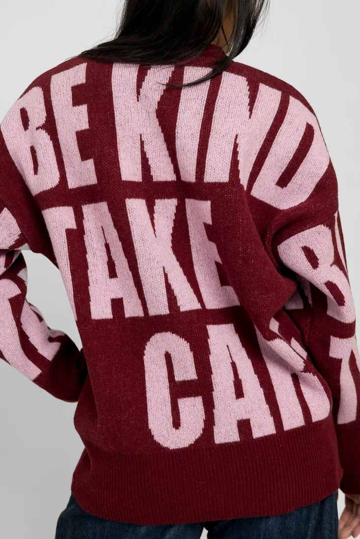 Taika - Be Kind Viininpunainen