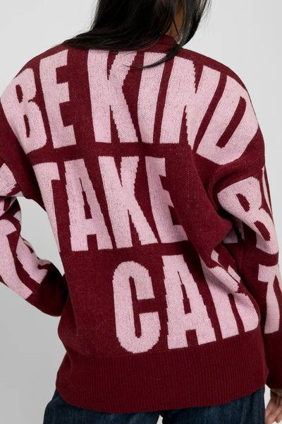 Taika - Be Kind Viininpunainen