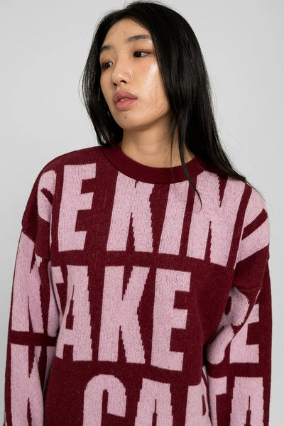 Taika - Be Kind Viininpunainen