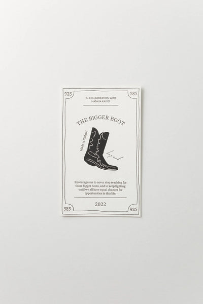 The Bigger Boot Necklace Mini - Gold Plated