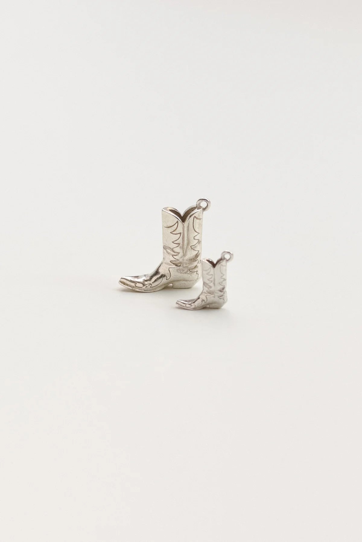 The Bigger Boot Necklace Mini - Silver