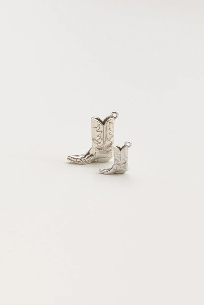 The Bigger Boot Necklace Mini - Silver