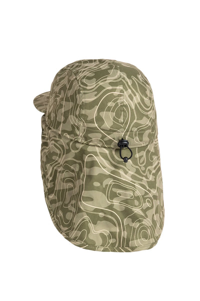 Detour Sunshield Cap - Moss Green Topo Mix