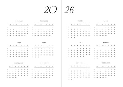 Cozy Planner 2026 – Night Sky – “Shoot for the moon darling.”