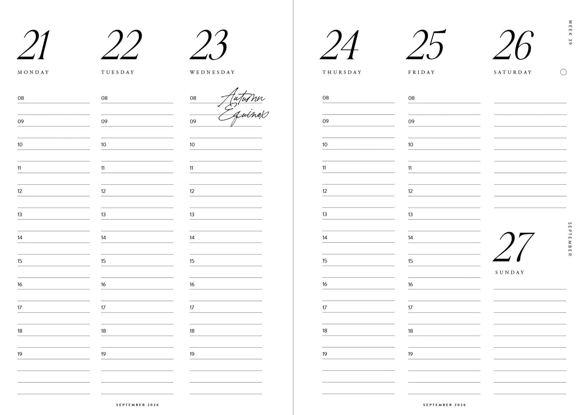 Cozy Planner 2026 – Night Sky – “Shoot for the moon darling.”