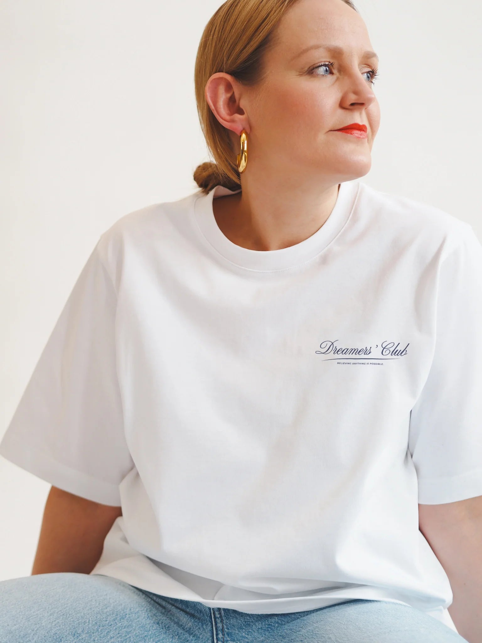 Dreamers' Club Boxy Tee - White