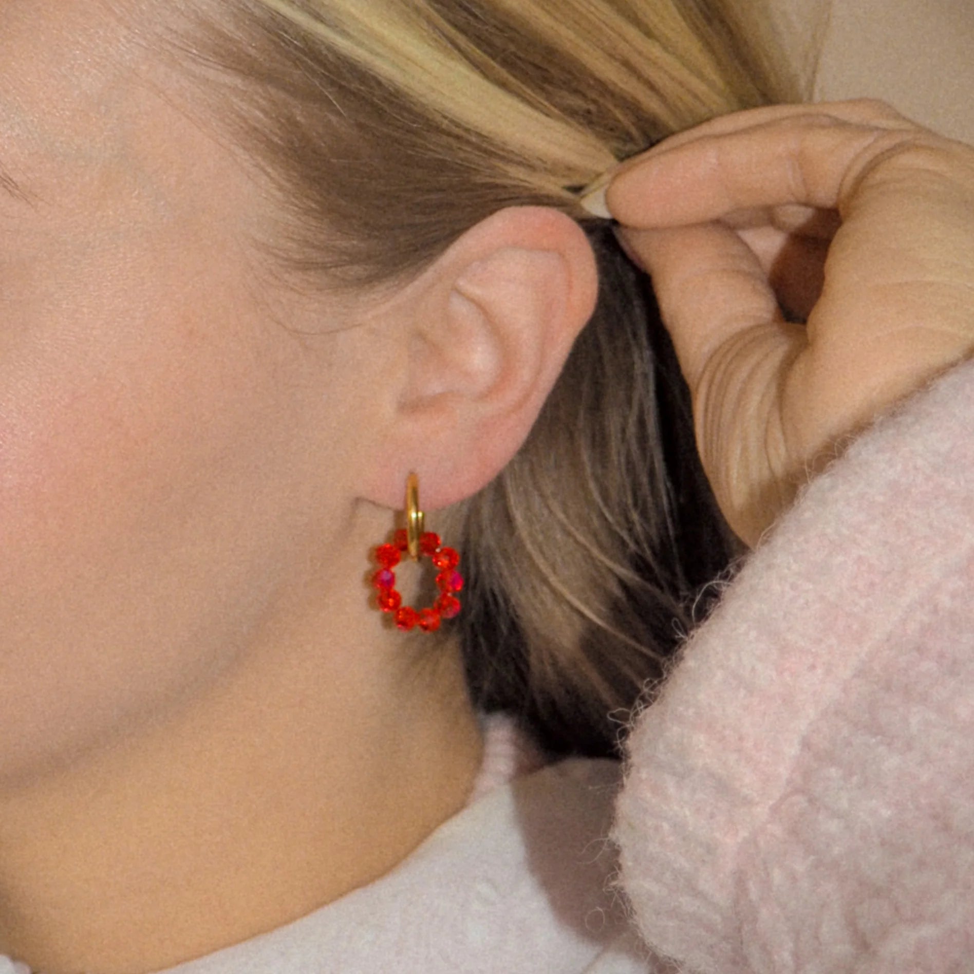 Mini red - korvakorut