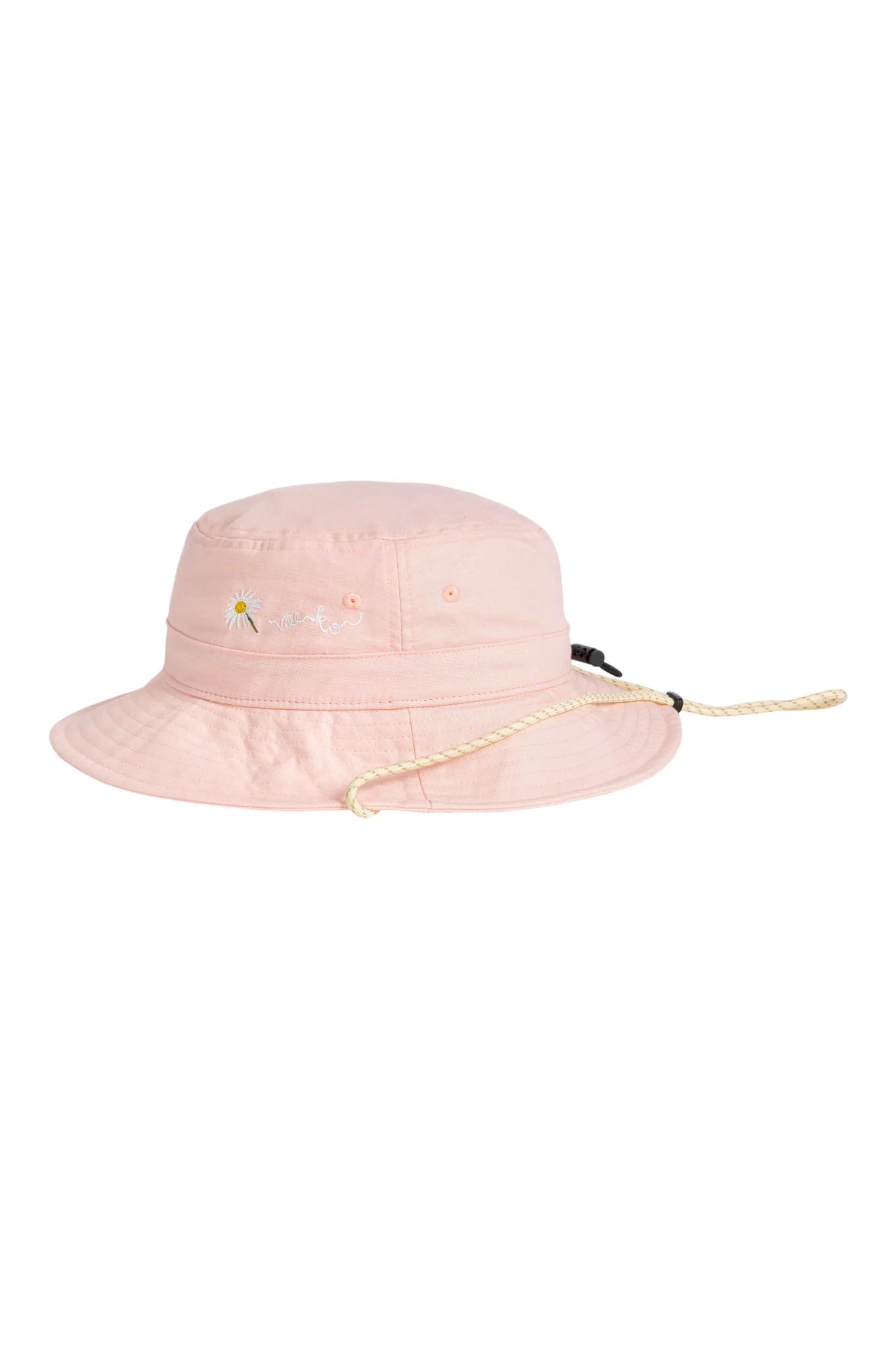 Flora Bucket Hat Linen - Pale Pink