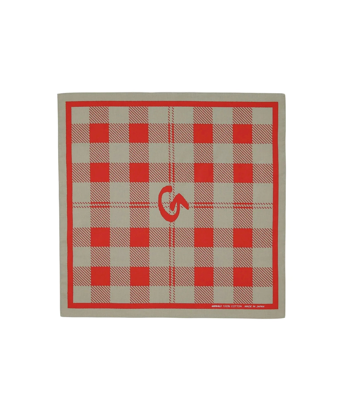 Plaid Bandana Crimson
