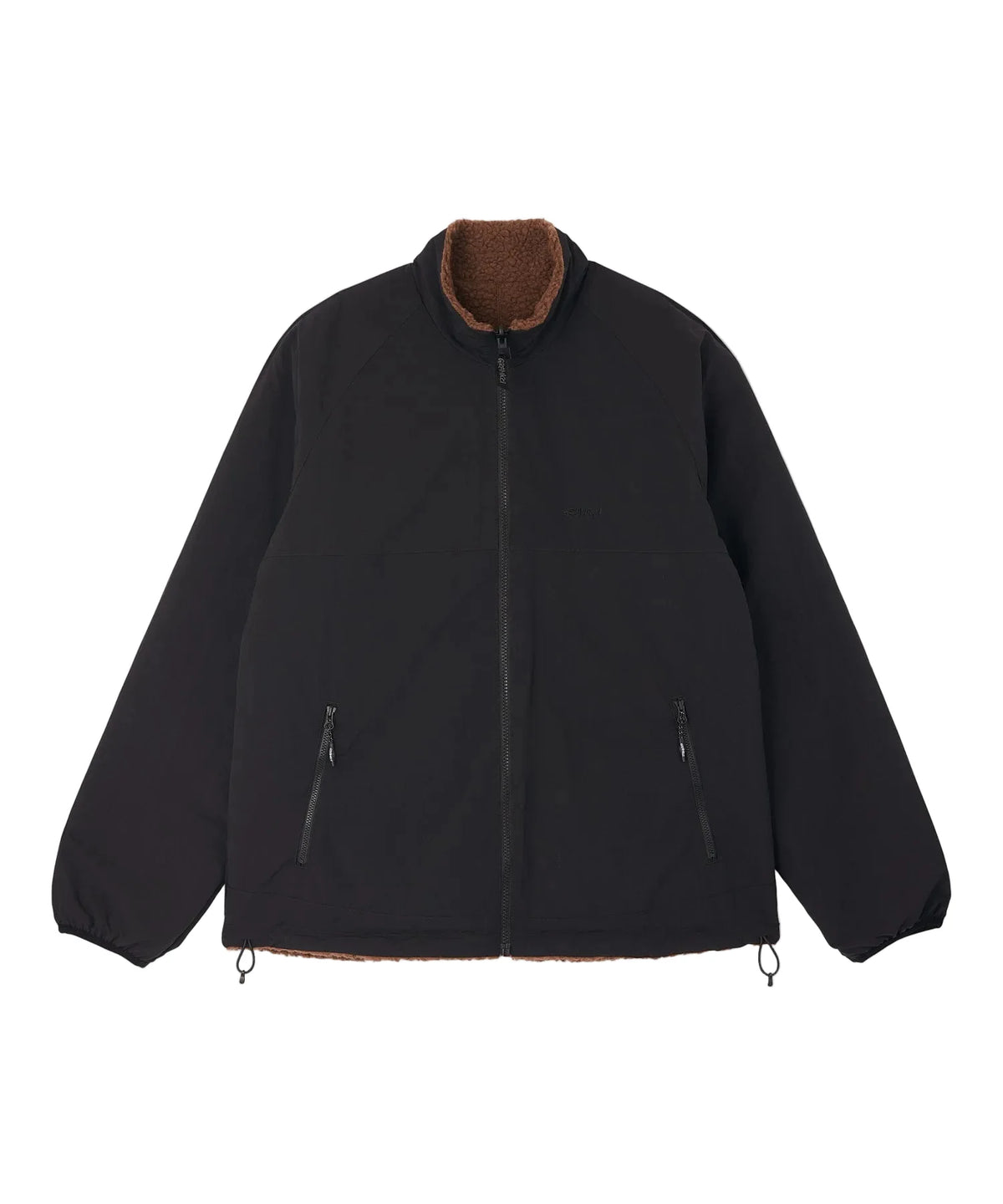 Reversible Sherpa Jacket Dark Brown/Black