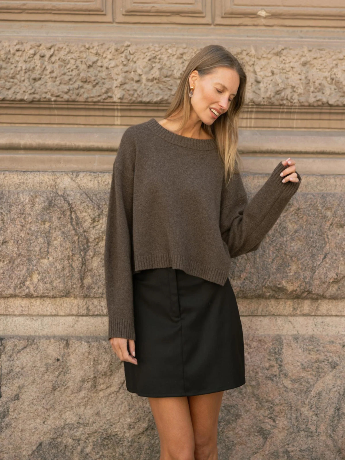 Cashmere Crewneck Espresso