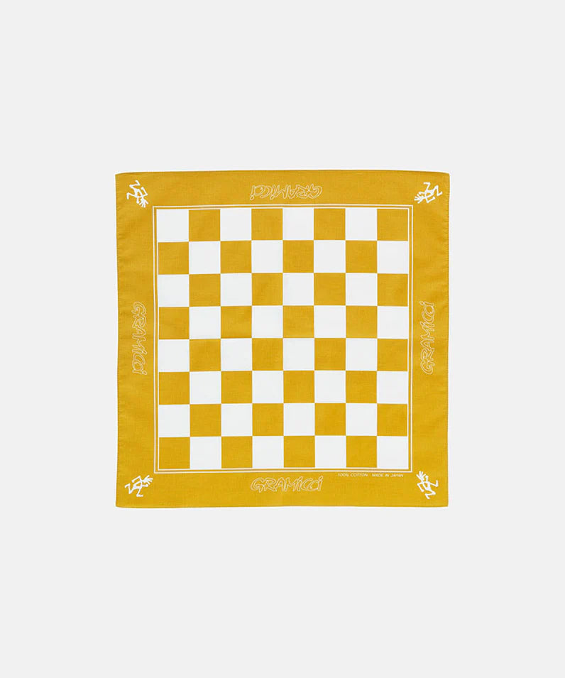 Checkers Bandana Yellow Orange