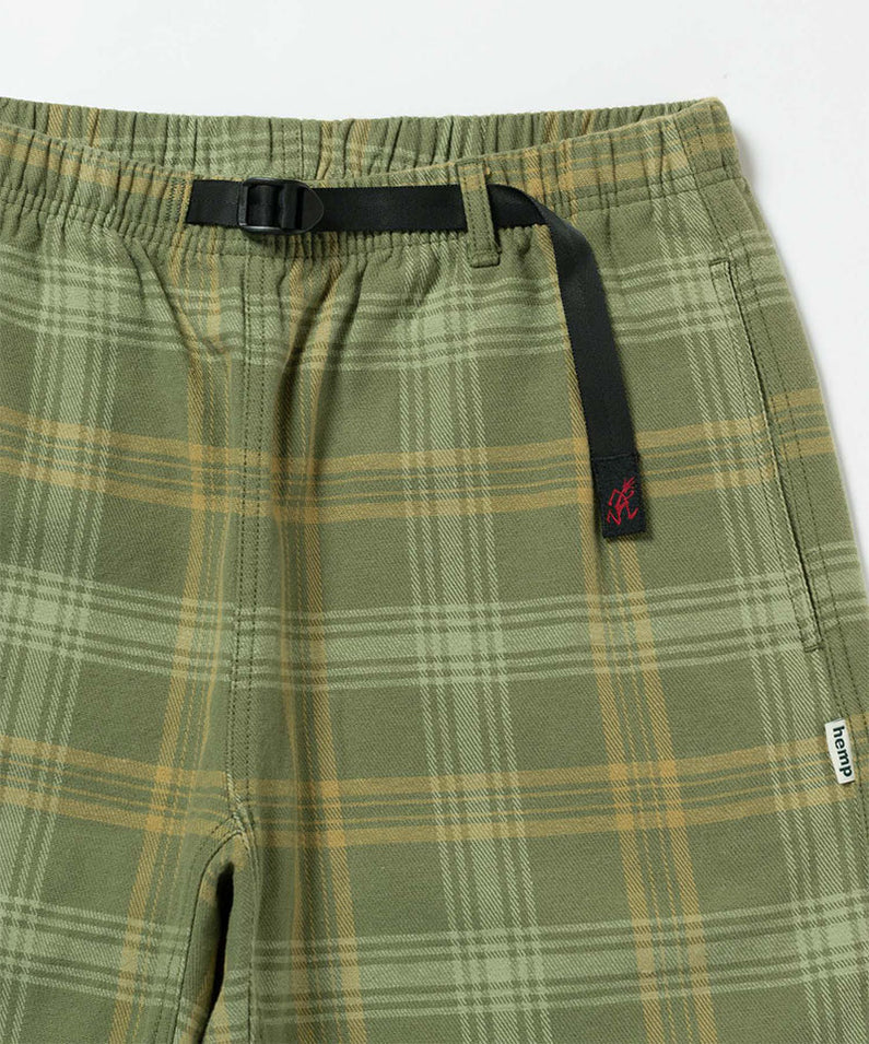 Hemp G-Short Plaid