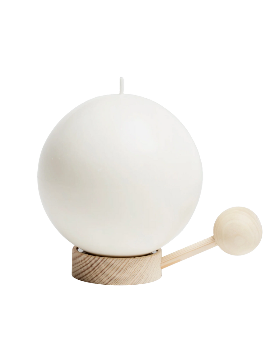 Large Happiness globe candle