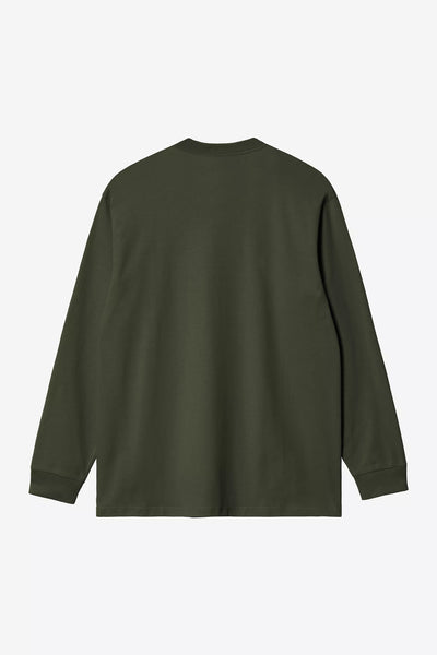 L/S Chase T-Shirt - Olive / Gold