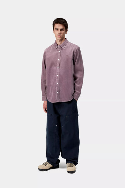 L/S Madison Cord Shirt - Phlox / Phlox