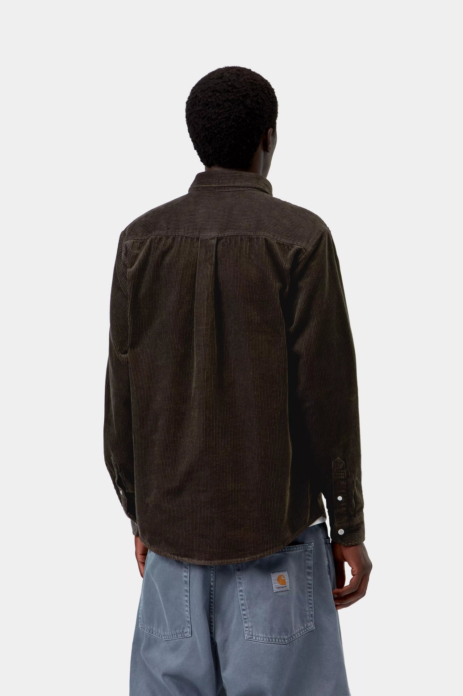 L/S Madison Cord Shirt - Tobacco