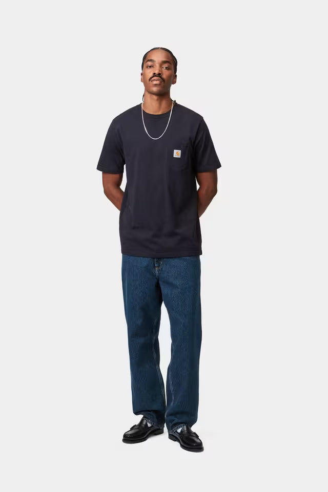 Single Knee Pant - Blue stone washed