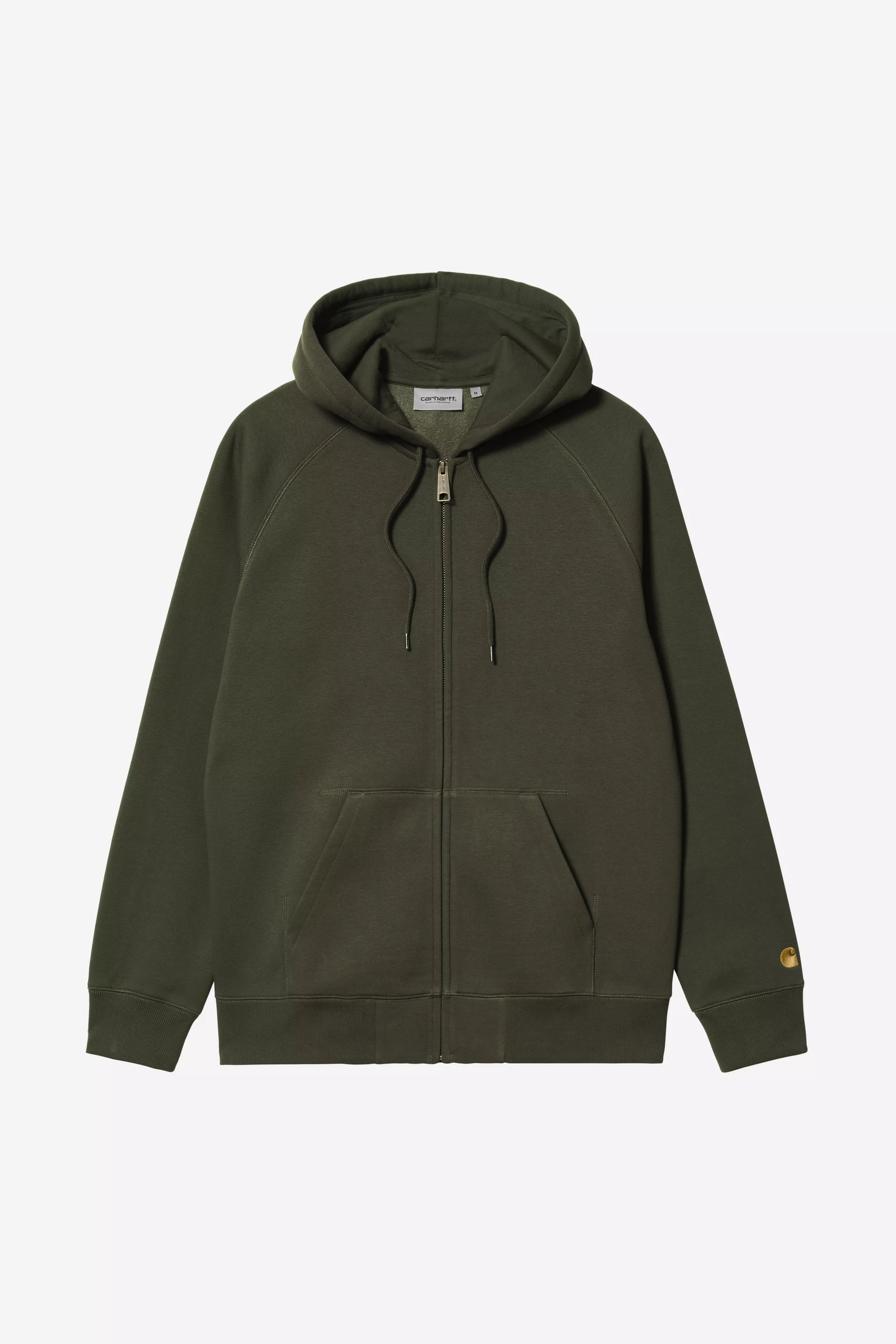 Hooded Chase Jacket - Olive / Gold