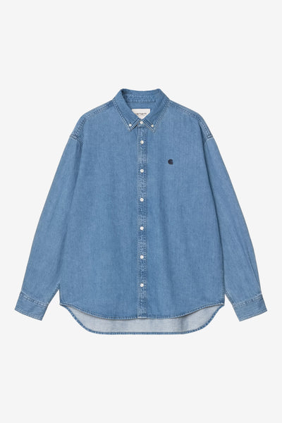 L/S Lucas Shirt - Blue Stone Washed