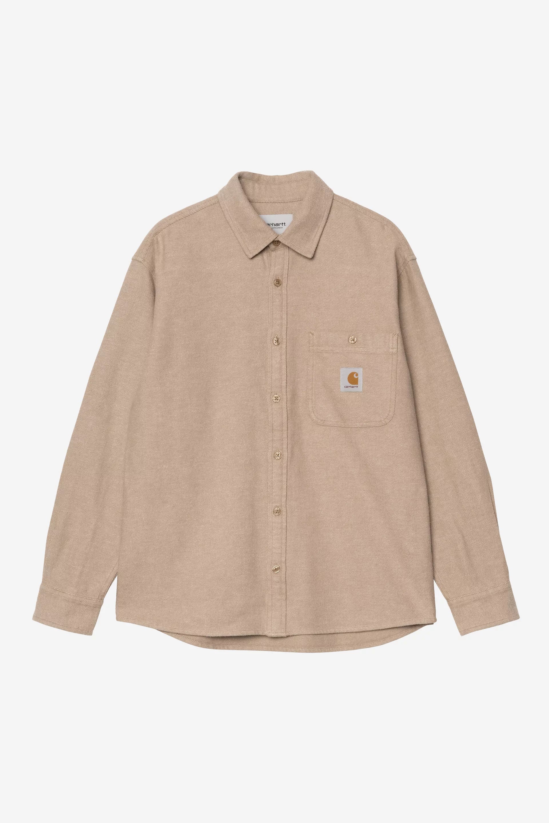 L/S Edgar Shirt - Peanut/Wax