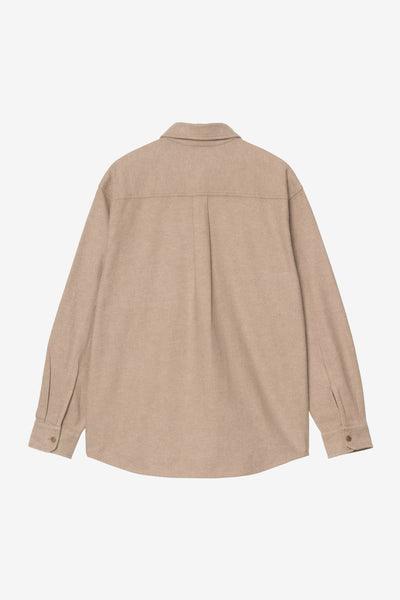 L/S Edgar Shirt - Peanut/Wax