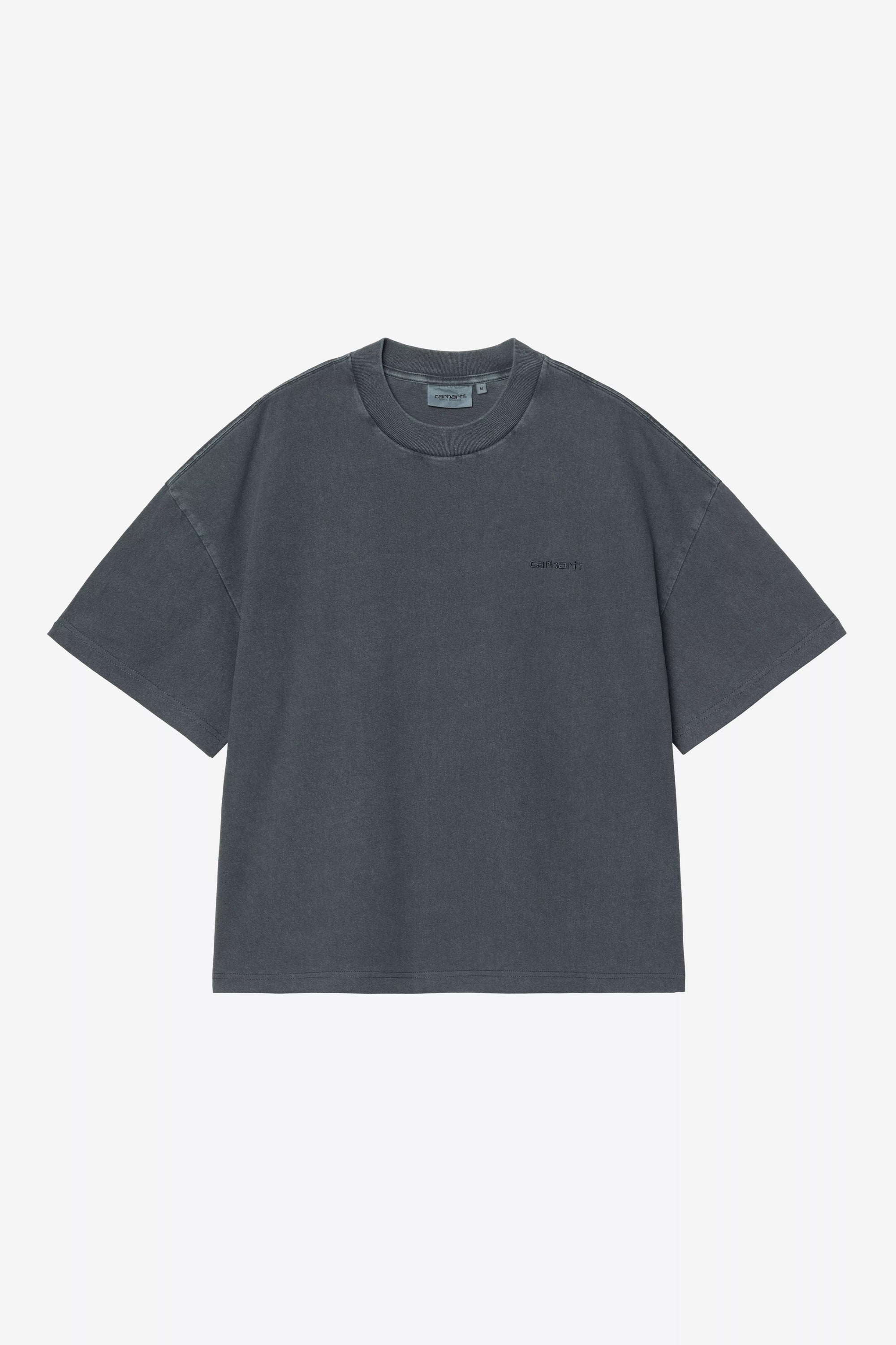 S/S Benton T-Shirt - Carbon, Garment dyed