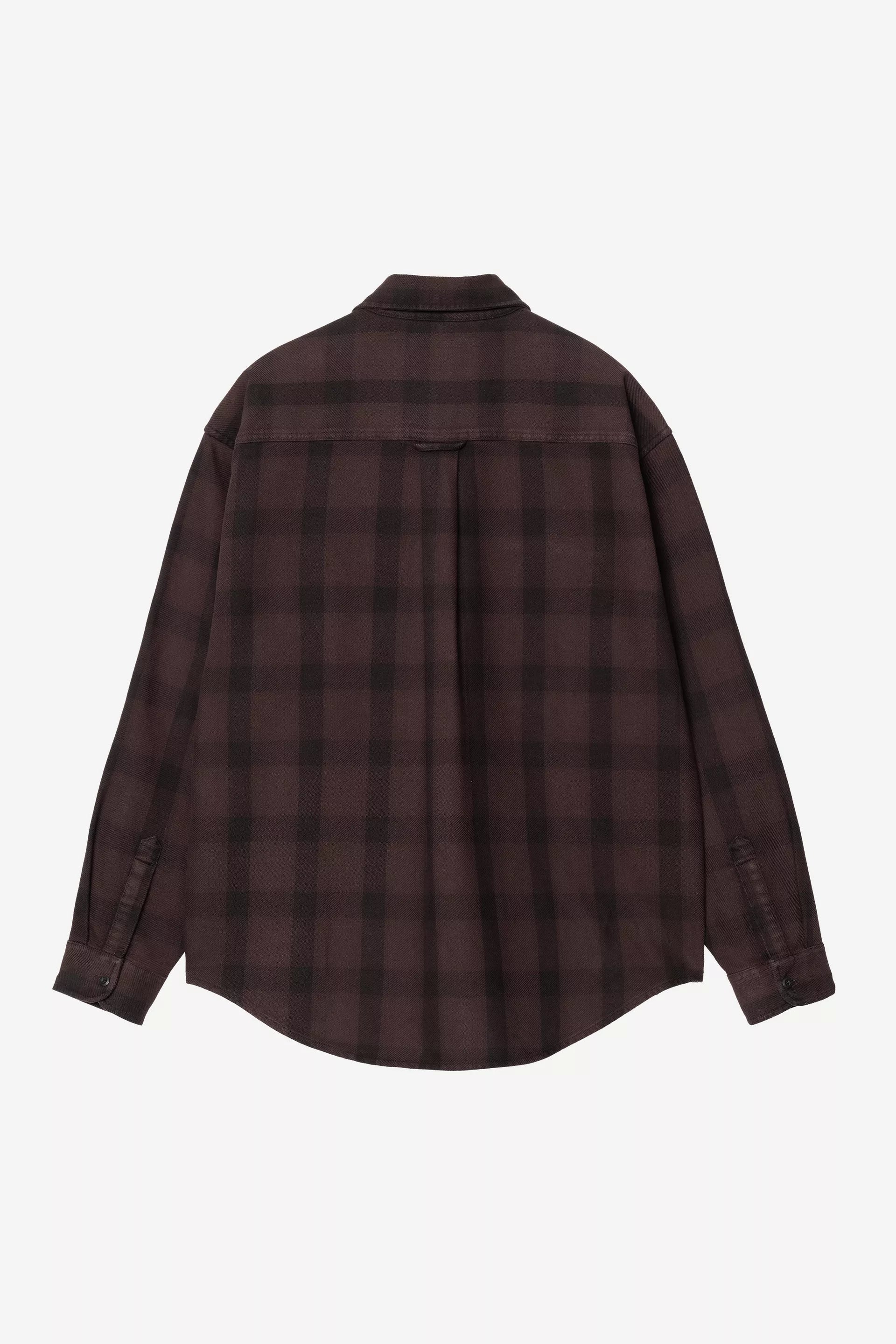 L/S Edmands Shirt - Edmands Check Natural / Palisander