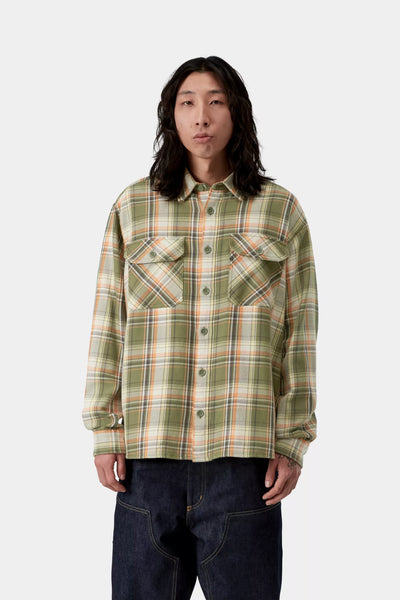 L/S Tunick Shirt - Tunick Check / Dollar Green