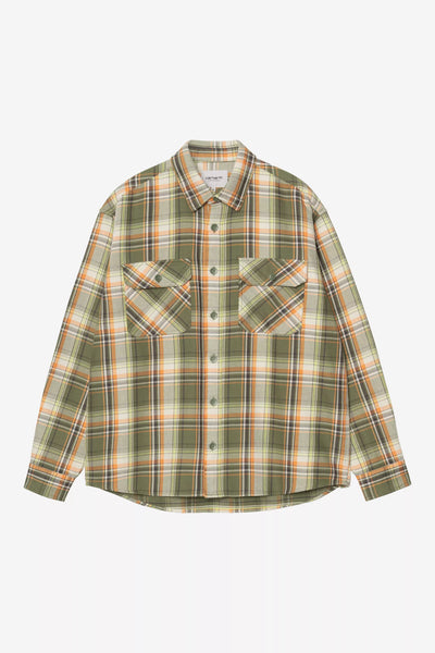 L/S Tunick Shirt - Tunick Check / Dollar Green