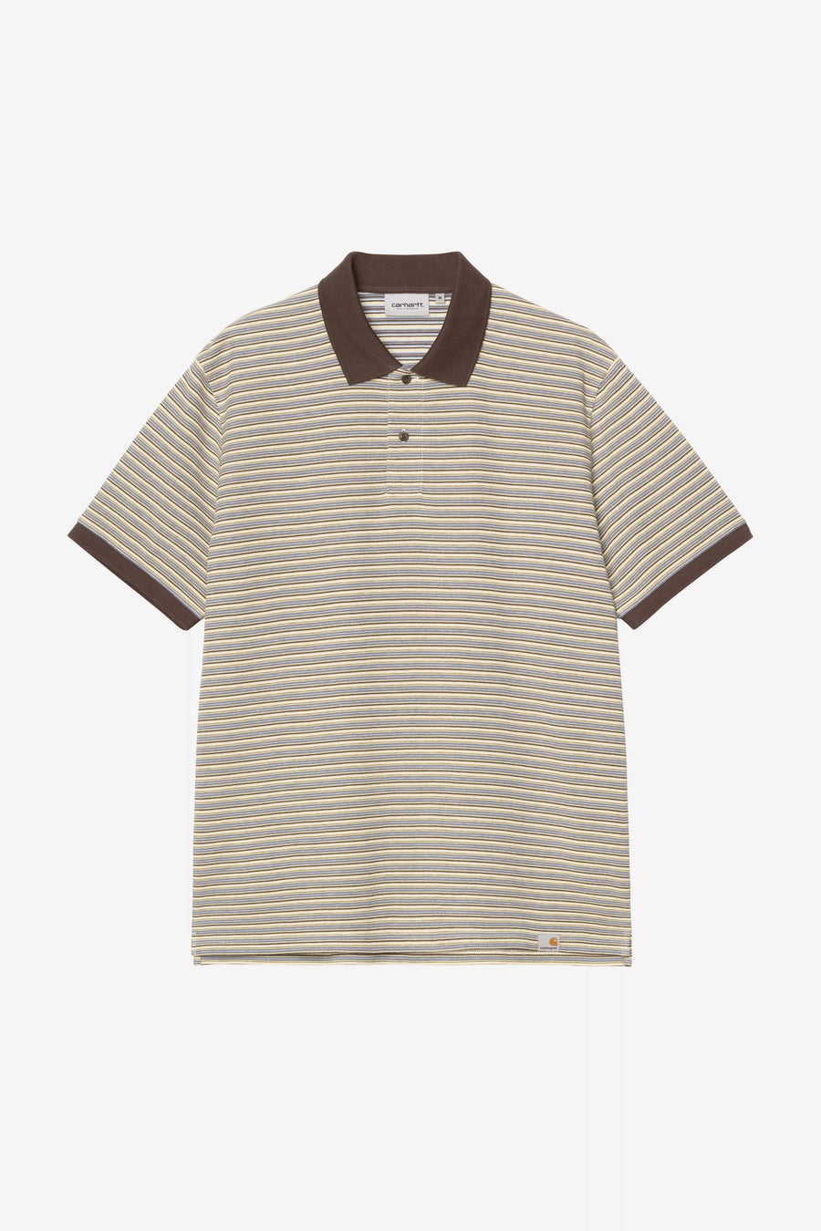 S/S Dion Polo - Dion Stripe / Wax