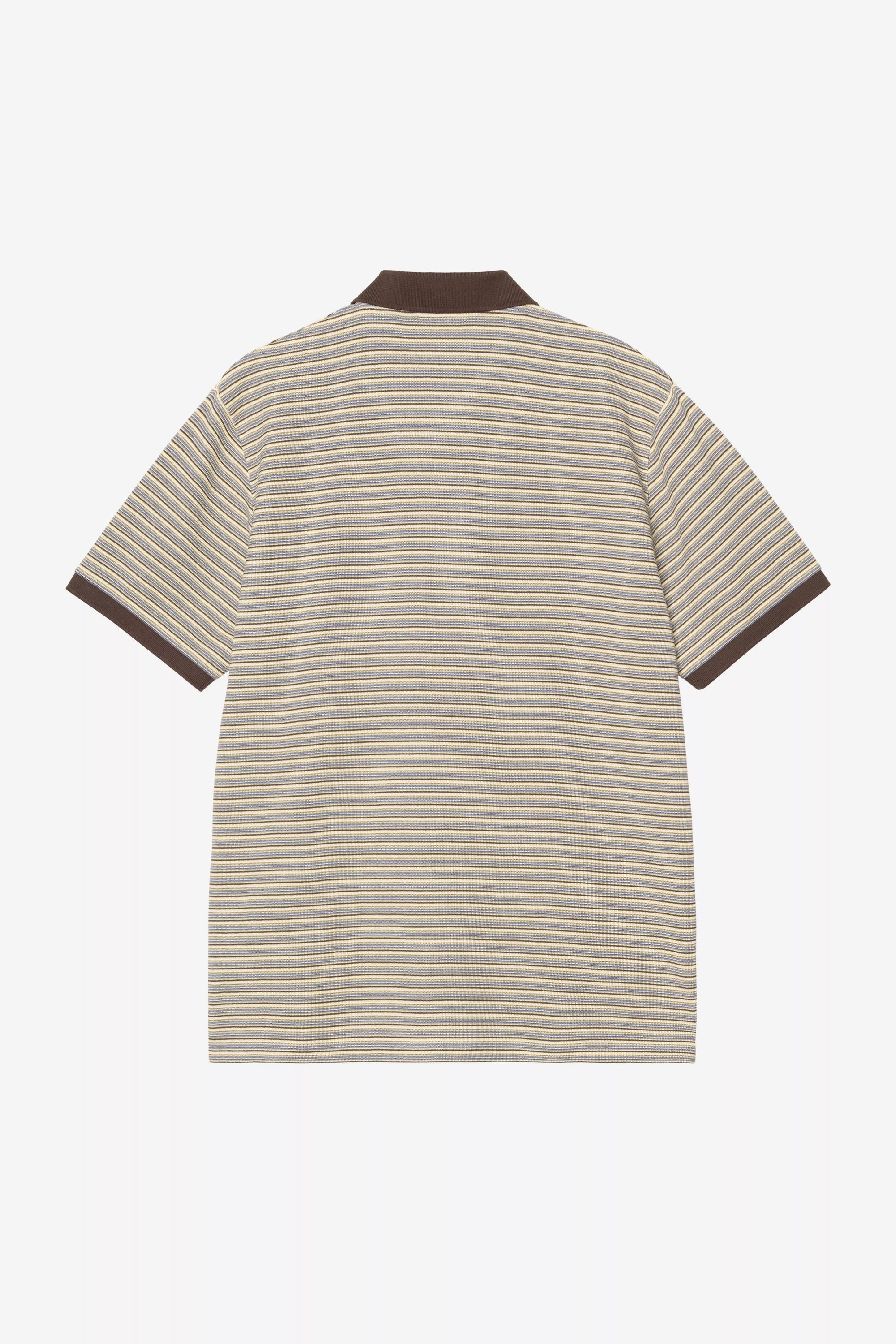 S/S Dion Polo - Dion Stripe / Wax