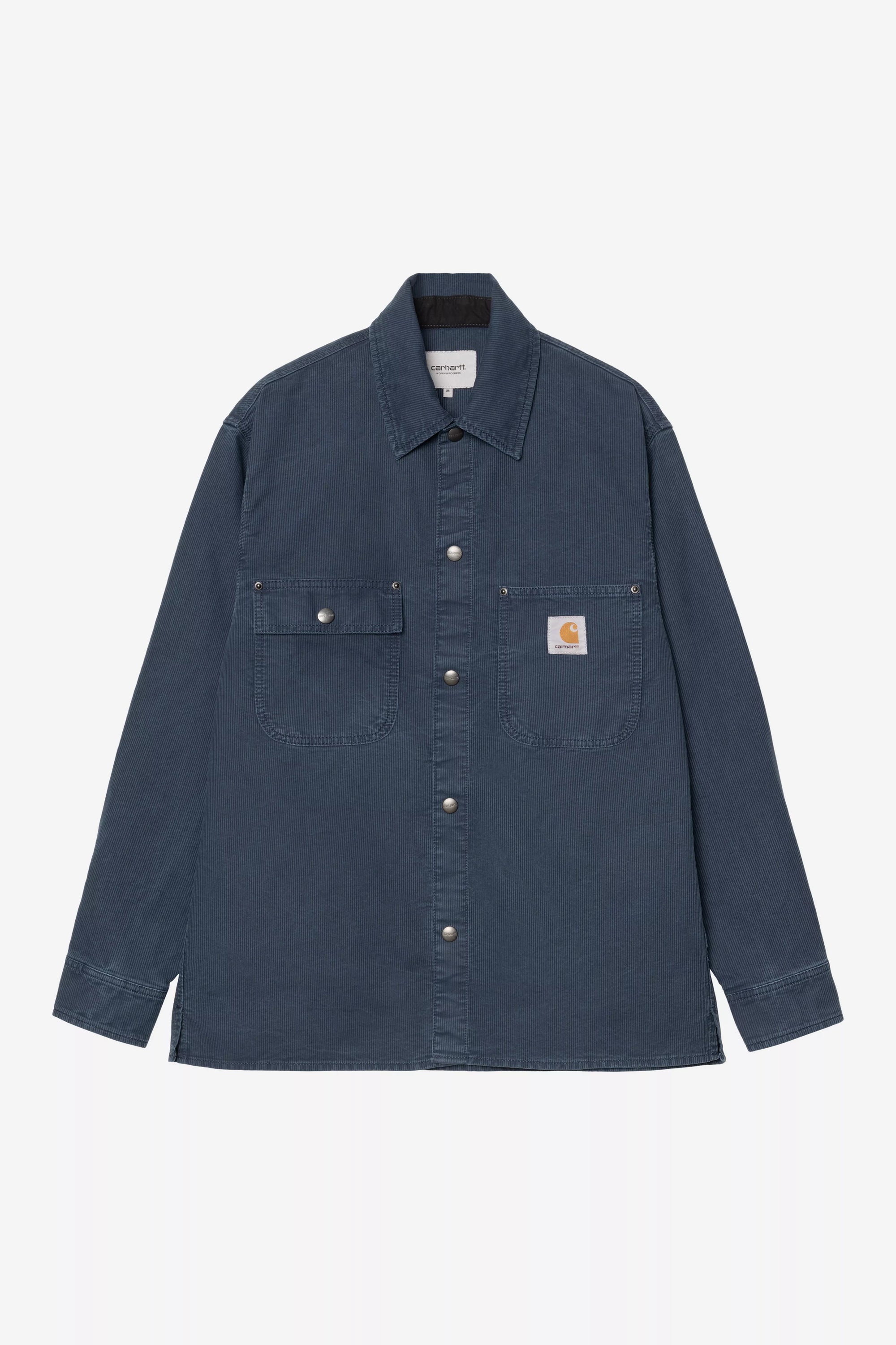 Parrish Shirt Jac - Blue, Stone washed