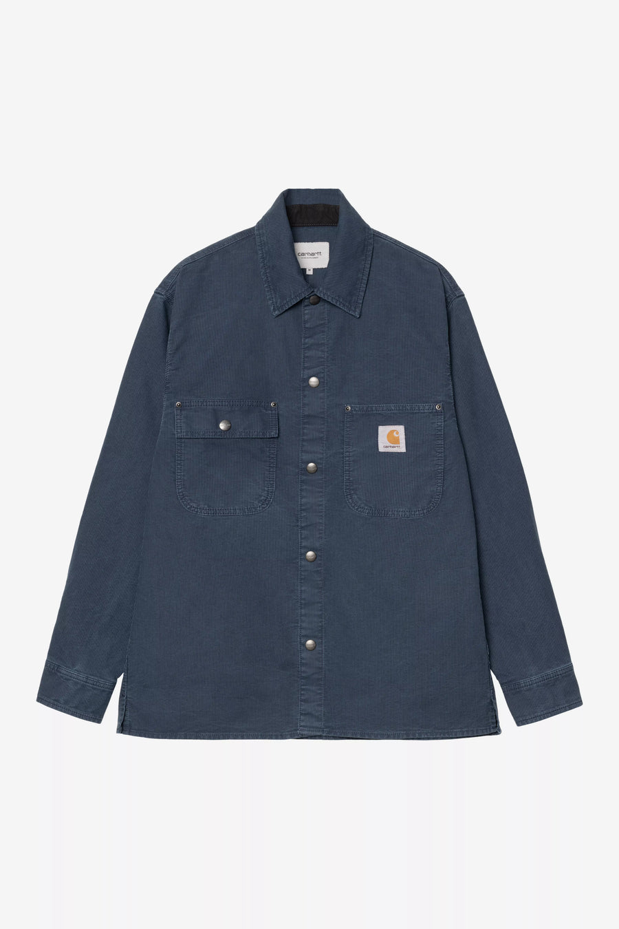 Parrish Shirt Jac - Blue, Stone washed