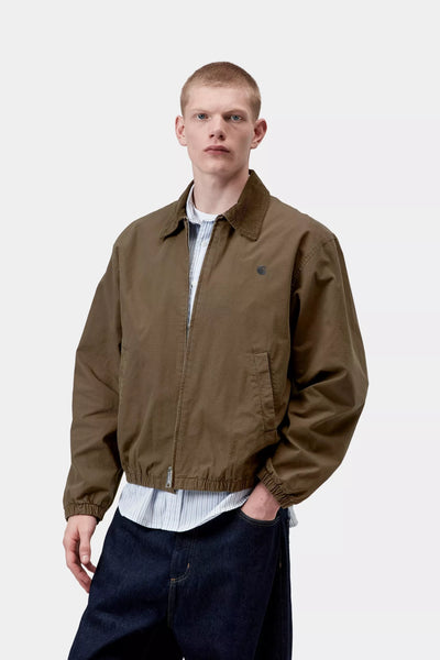 Madison Ripstop Jacket - Dark Beech / Black Garment dyed