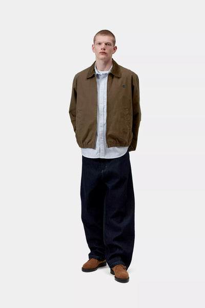 Madison Ripstop Jacket - Dark Beech / Black Garment dyed