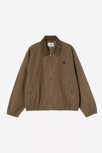 Madison Ripstop Jacket - Dark Beech / Black Garment dyed