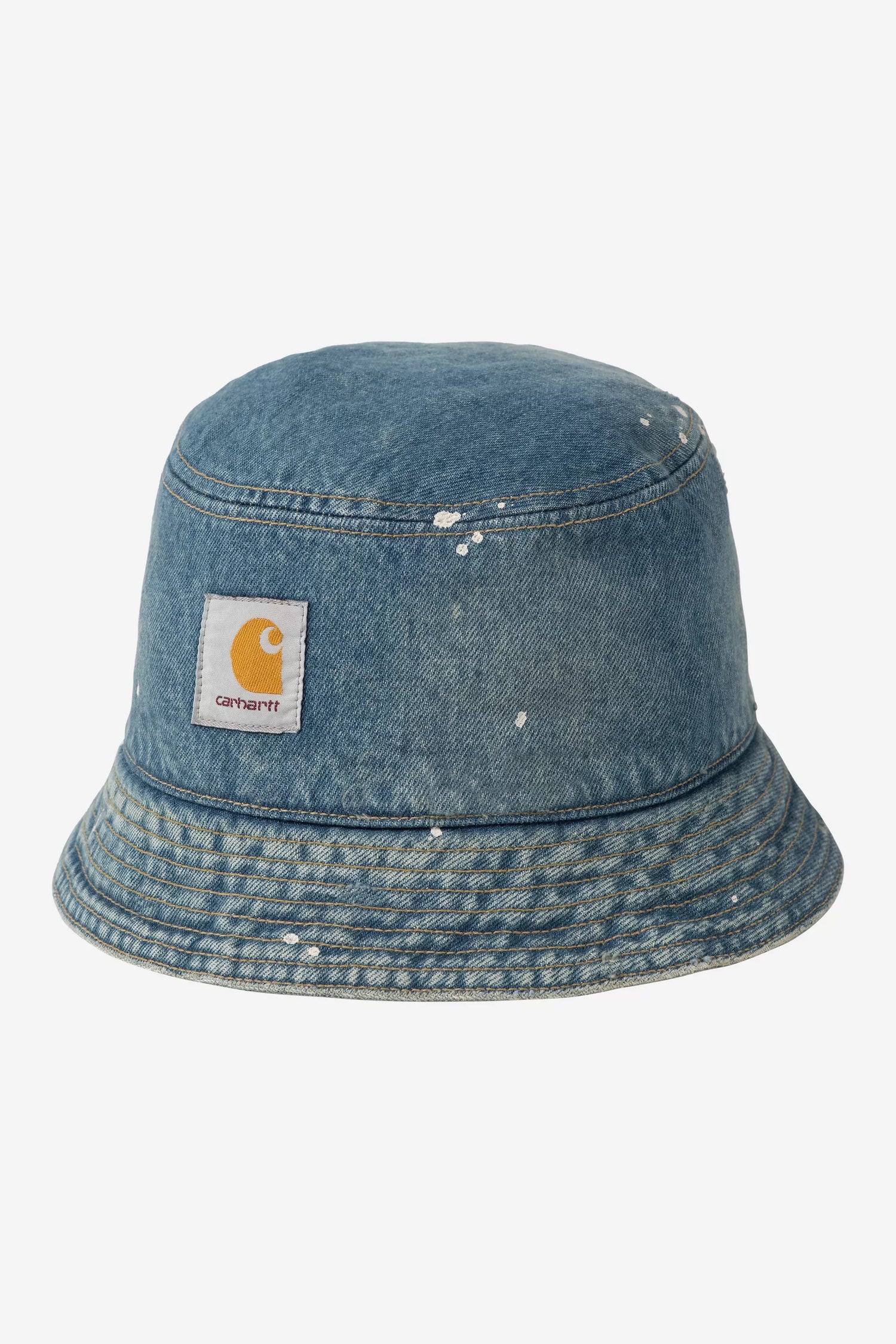 Belmar Bucket Hat - Blue destroy wash, splatter