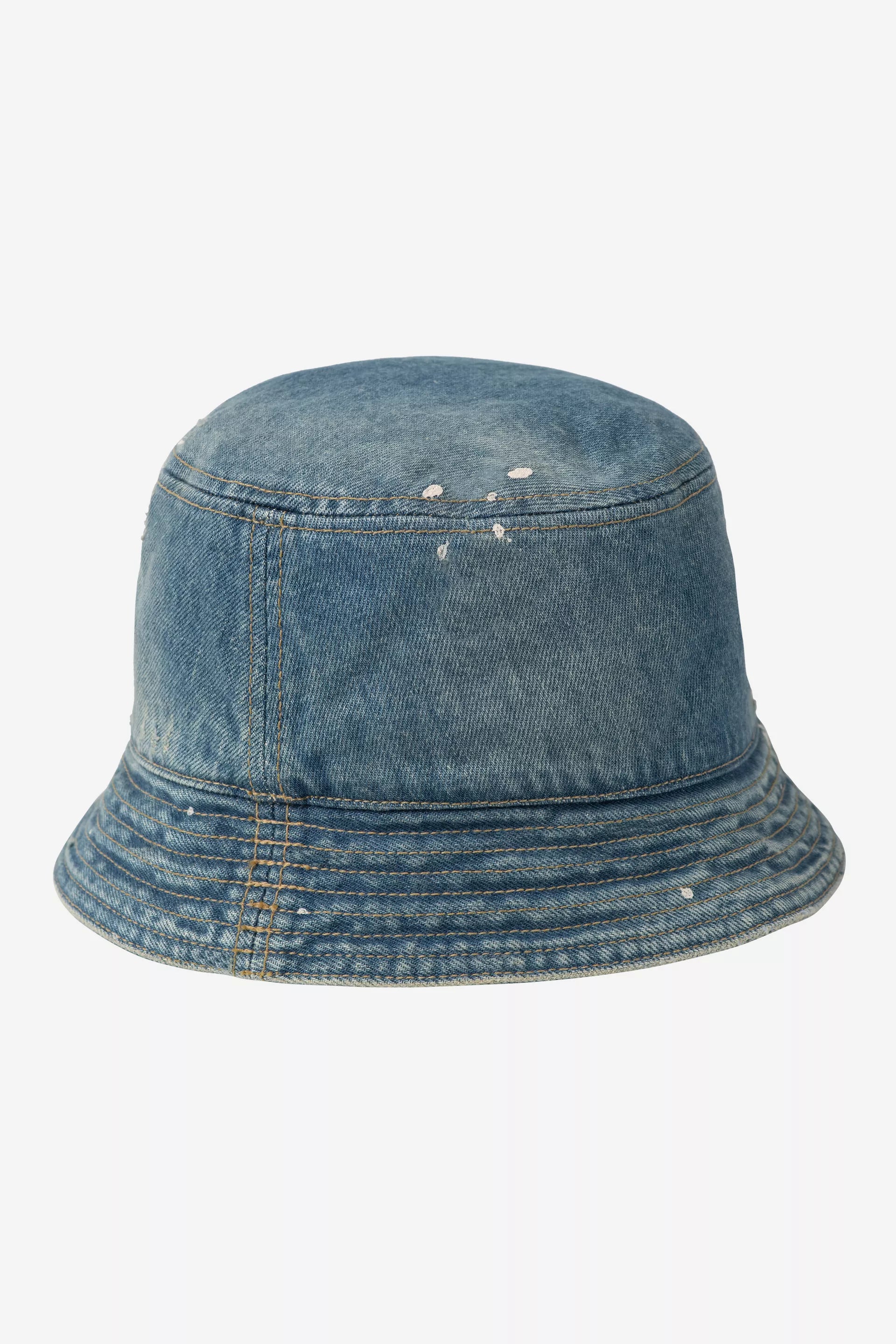 Belmar Bucket Hat - Blue destroy wash, splatter