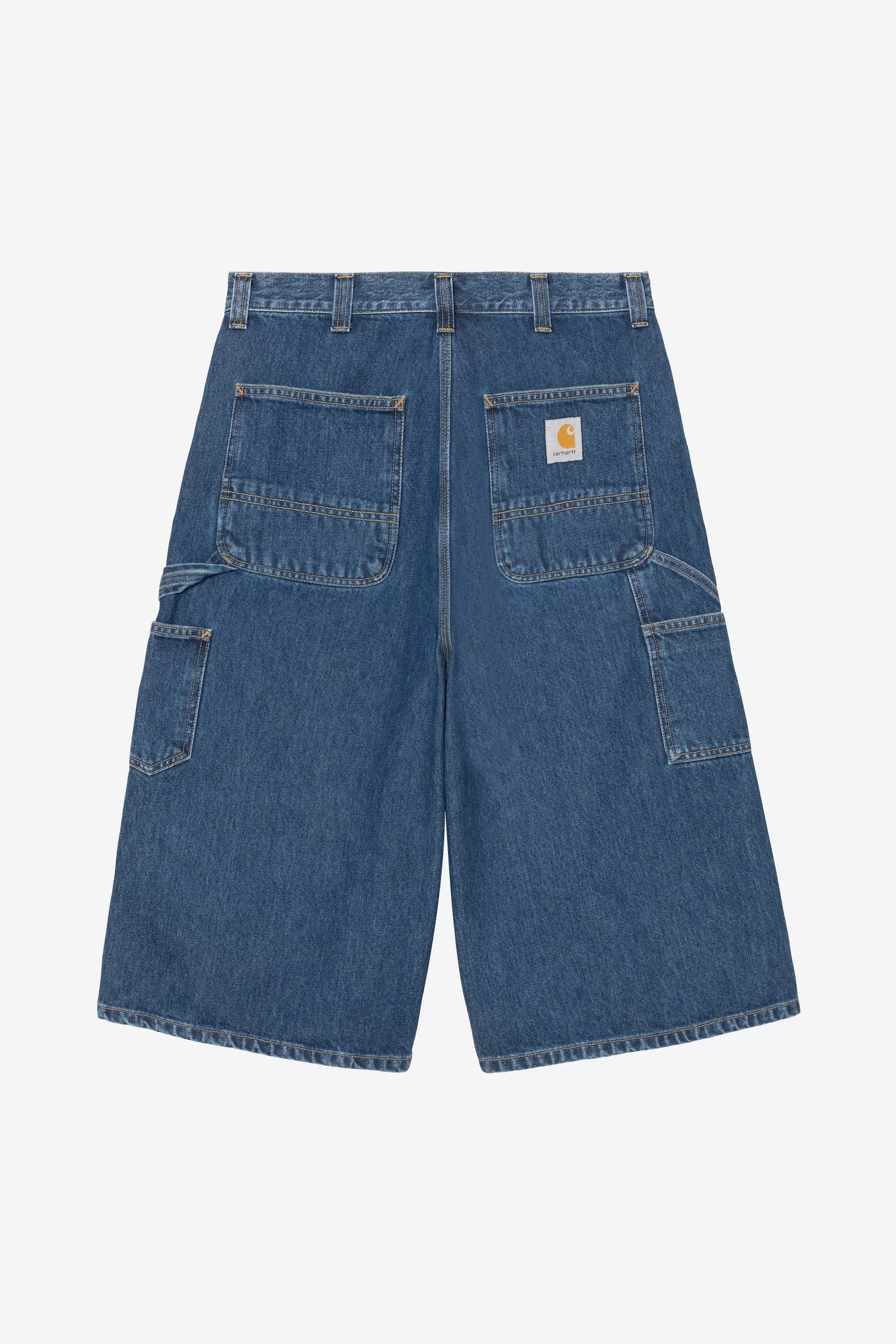 OG Double Knee Short (Long) - Blue stone washed