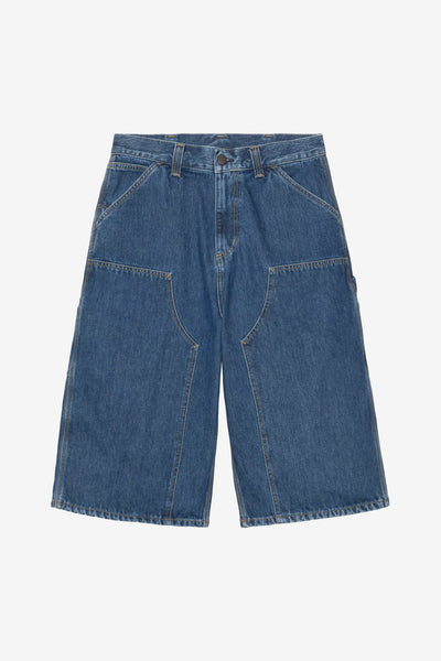 OG Double Knee Short (Long) - Blue stone washed