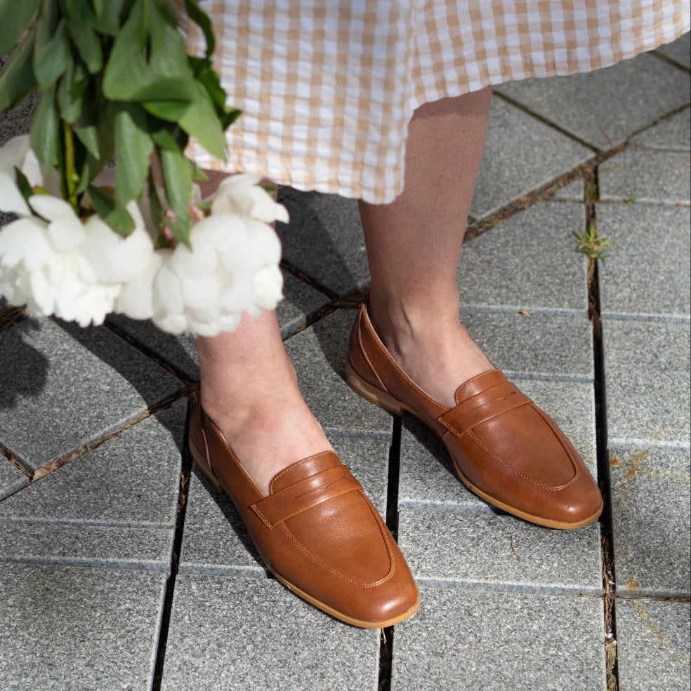 Olivia Loafer ruskea nahka