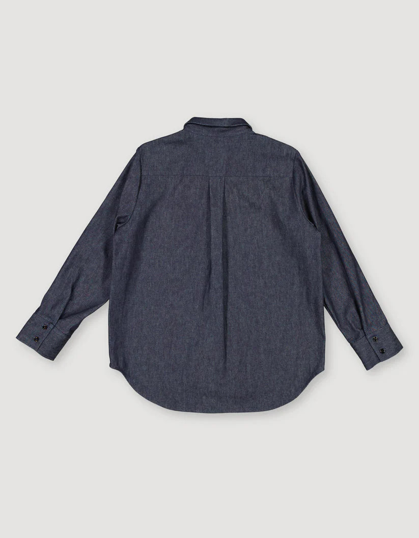 Hemp Denim Relaxed Fit Shirt