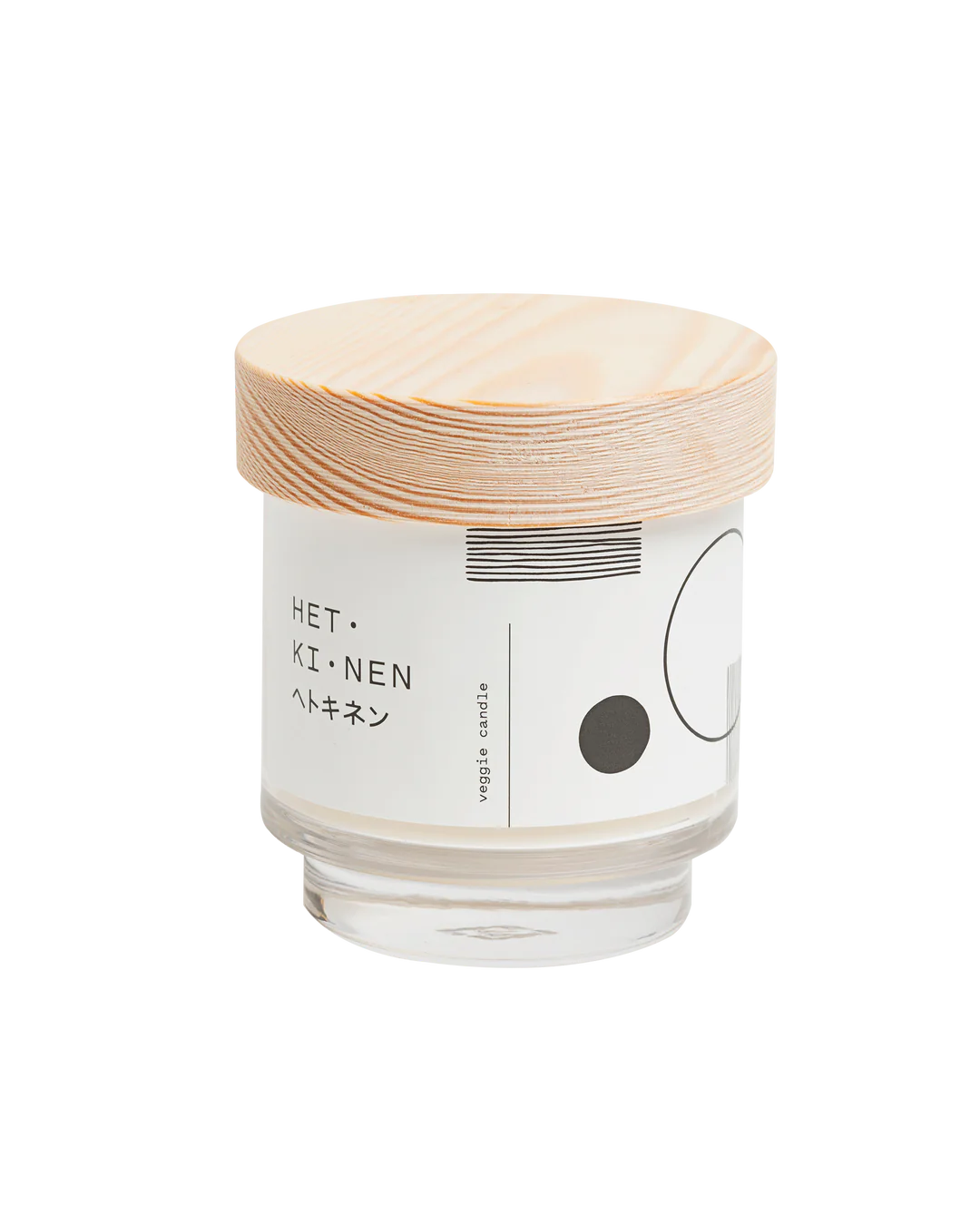 Veggie candle metsä round